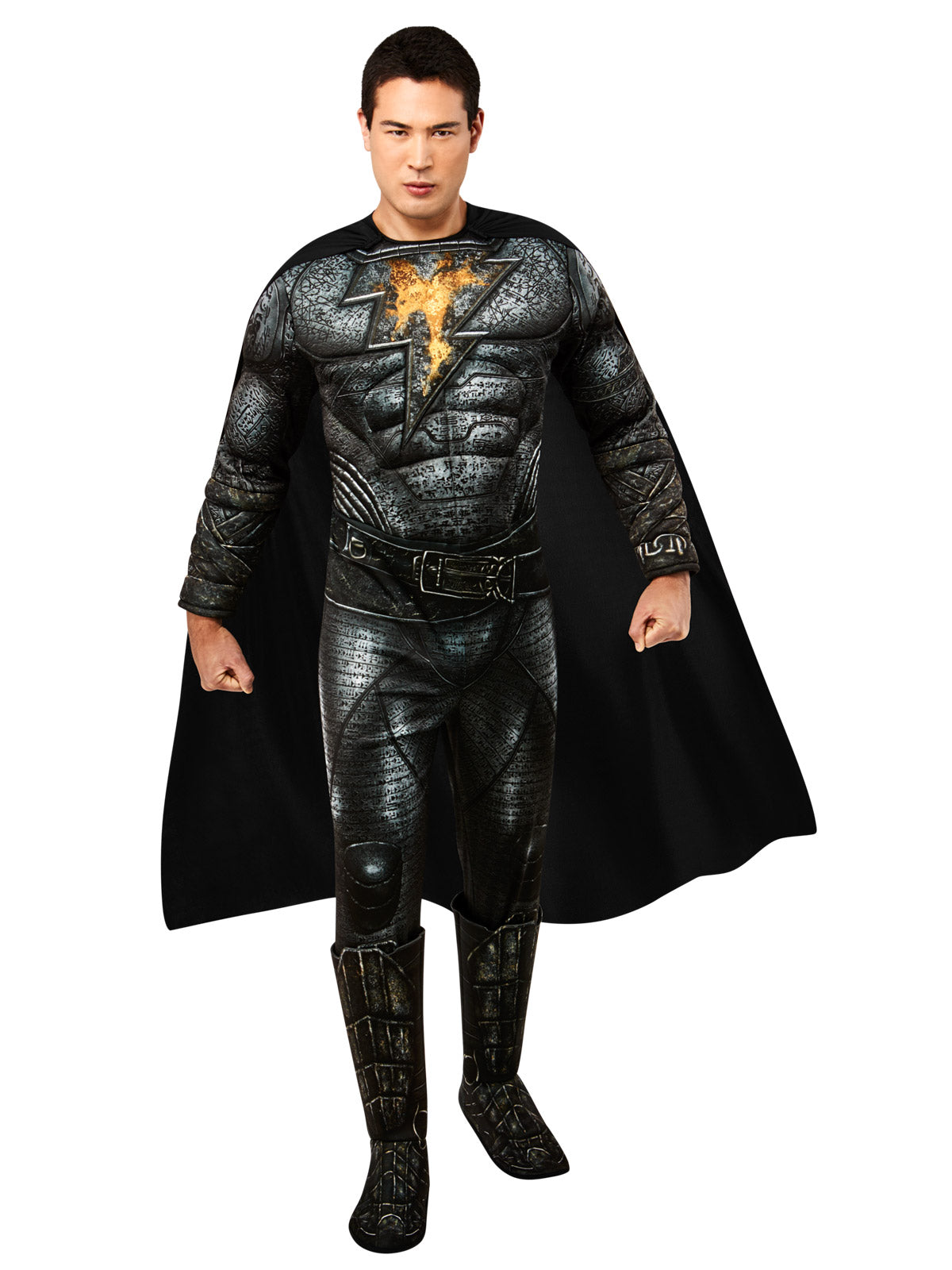 BLACK ADAM DELUXE COSTUME, ADULT - Back