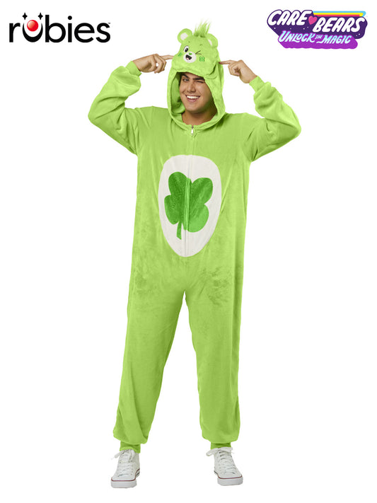 GOOD LUCK BEAR CAREBEARS COSTUME, ADULT - Front