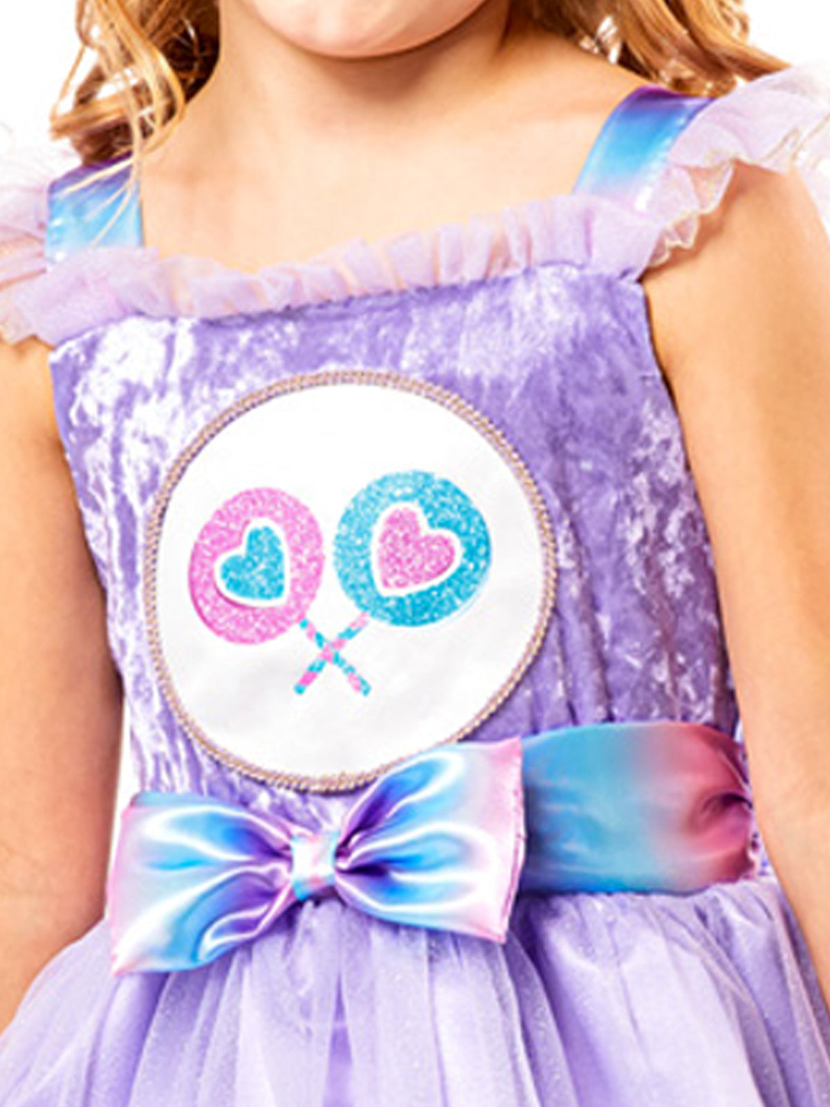 CAREBEARS SHARE BEAR TUTU KIDS COSTUME, CHILD - Back