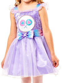 CAREBEARS SHARE BEAR TUTU KIDS COSTUME, CHILD - Side