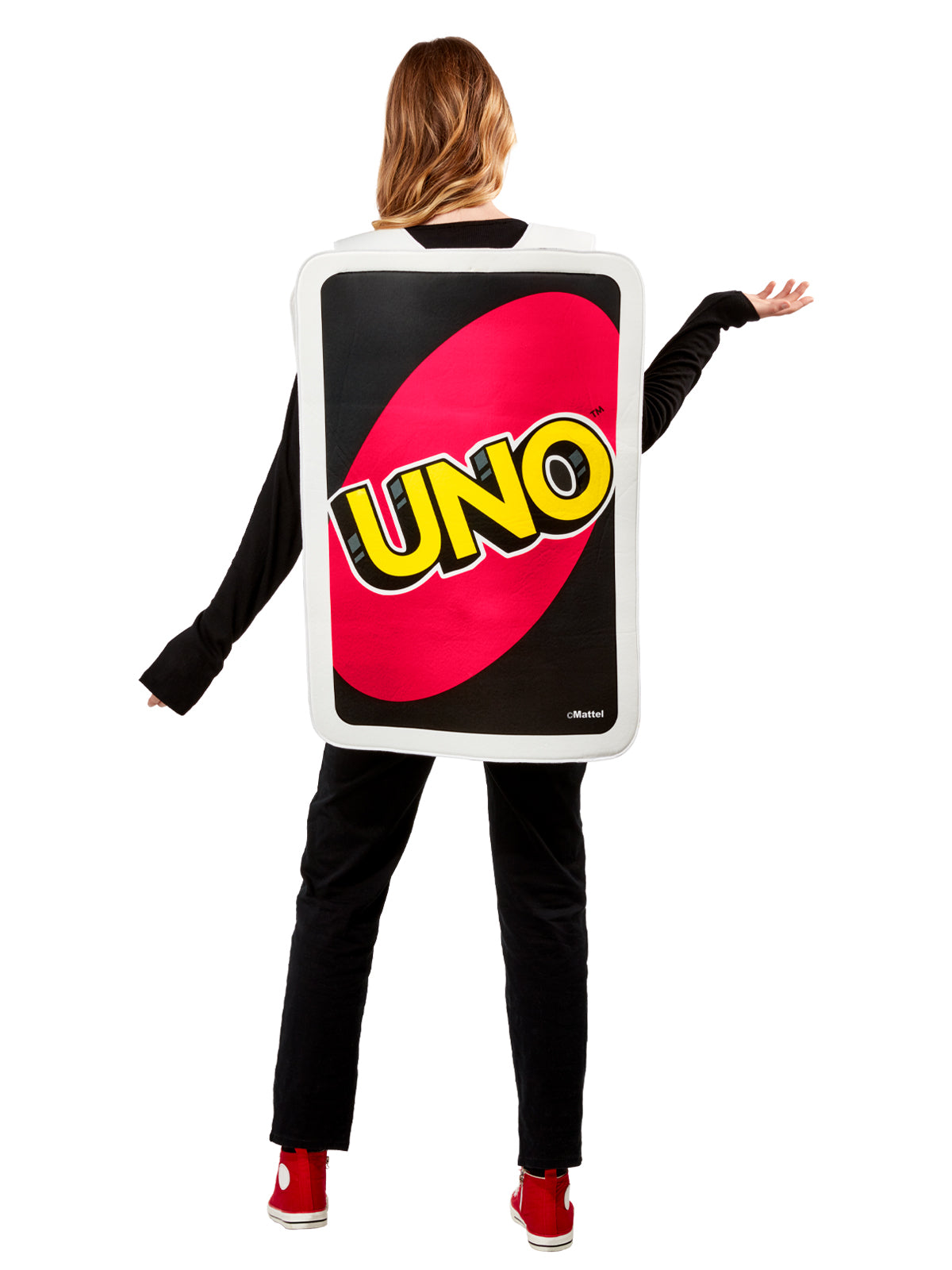 UNO WILD CARD TABARD COSTUME, ADULT - ONE SIZE - Back