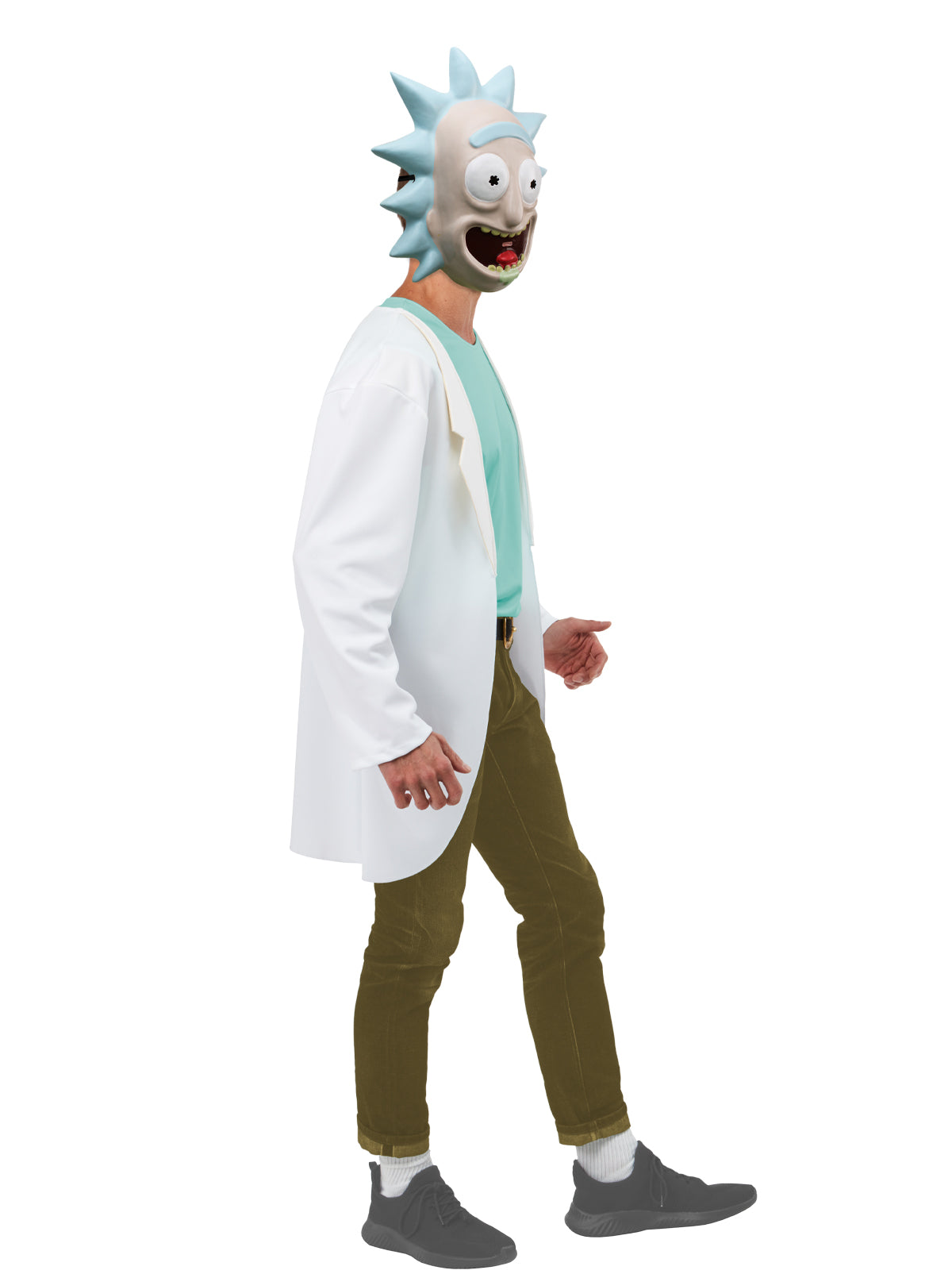 RICK FROM RICK AND MORTY COSTUME, ADULT - Back
