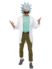 RICK FROM RICK AND MORTY COSTUME, ADULT - Side