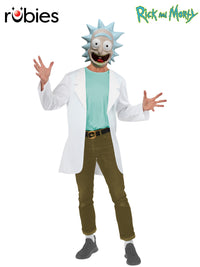 RICK FROM RICK AND MORTY COSTUME, ADULT - Front