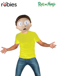 MORTY FROM RICK &amp; MORTY COSTUME, ADULT - Front
