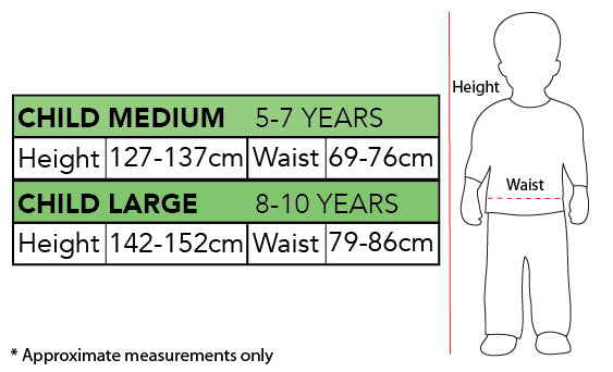 ZOMBIE ROBE COSTUME, CHILD - Packaging
