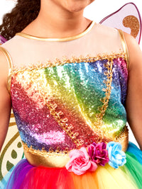 UNICORN RAINBOW TUTU COSTUME, CHILD - Side