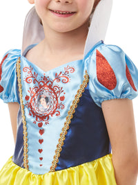 SNOW WHITE GEM PRINCESS COSTUME, CHILD - 4-6 YRS - Back