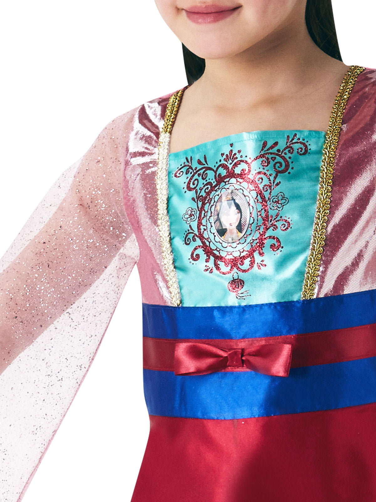 MULAN GEM PRINCESS COSTUME, CHILD - 4-6 YRS - Back