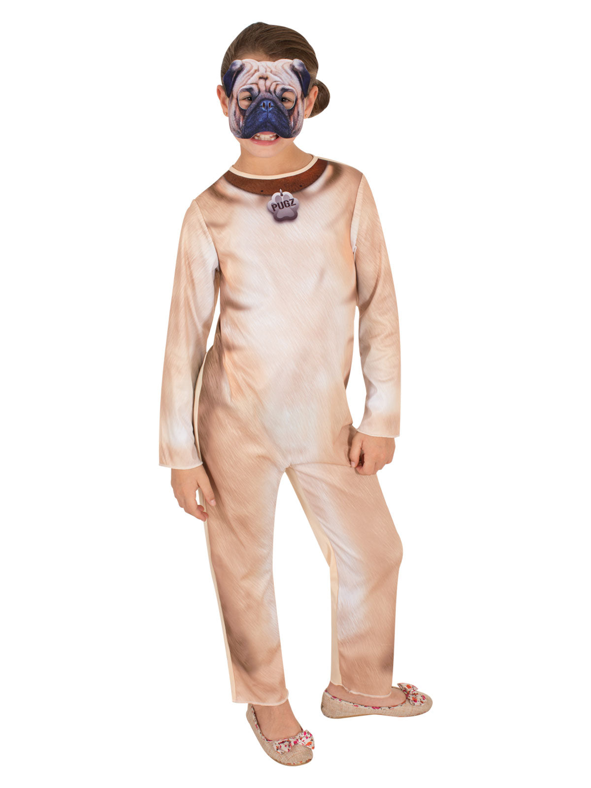 PUG DOG COSTUME, CHILD - Back