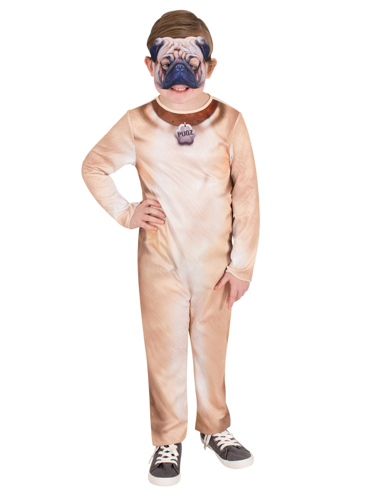 PUG DOG COSTUME, CHILD - Side