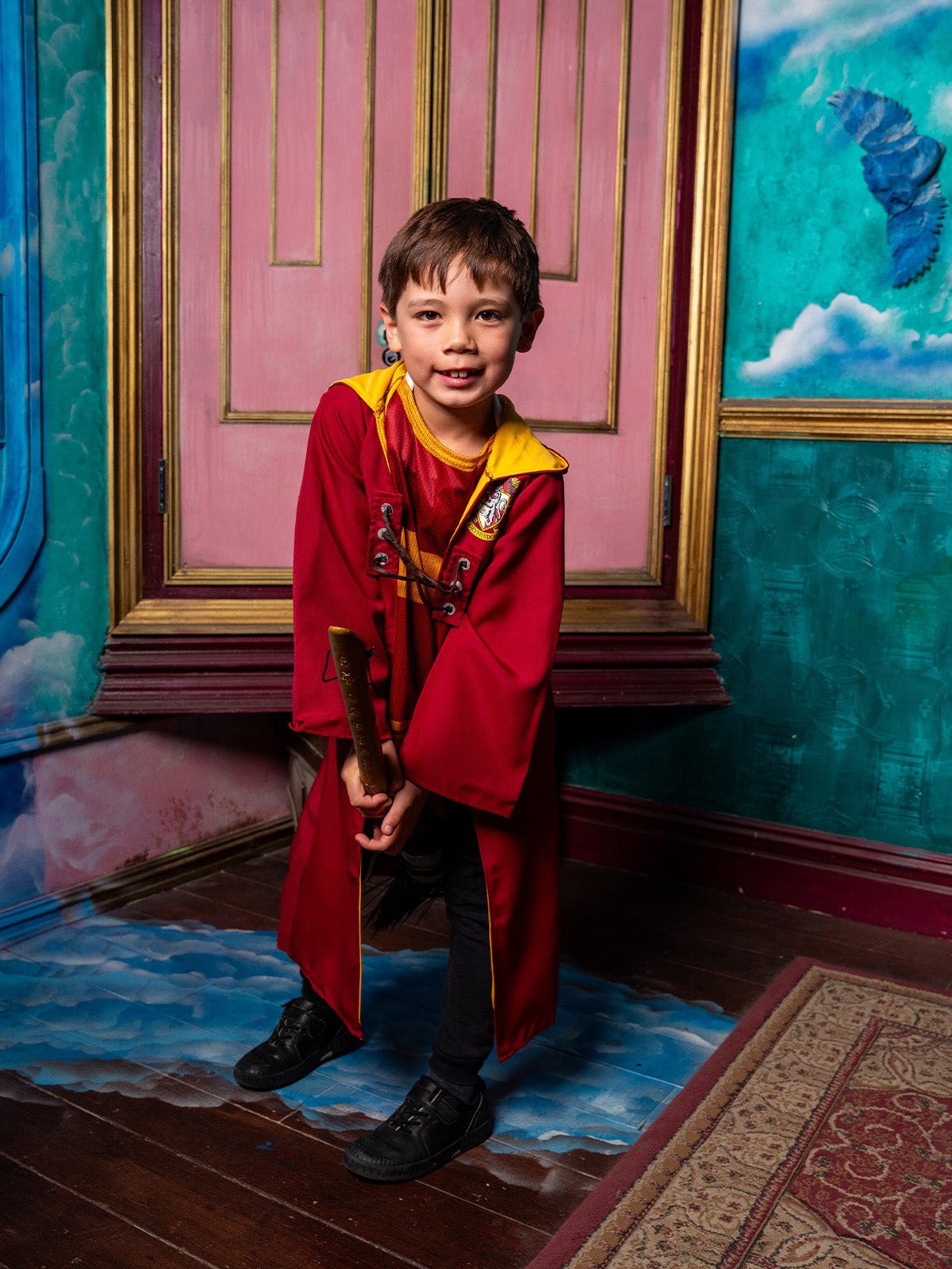 QUIDDITCH HOODED ROBE, CHILD