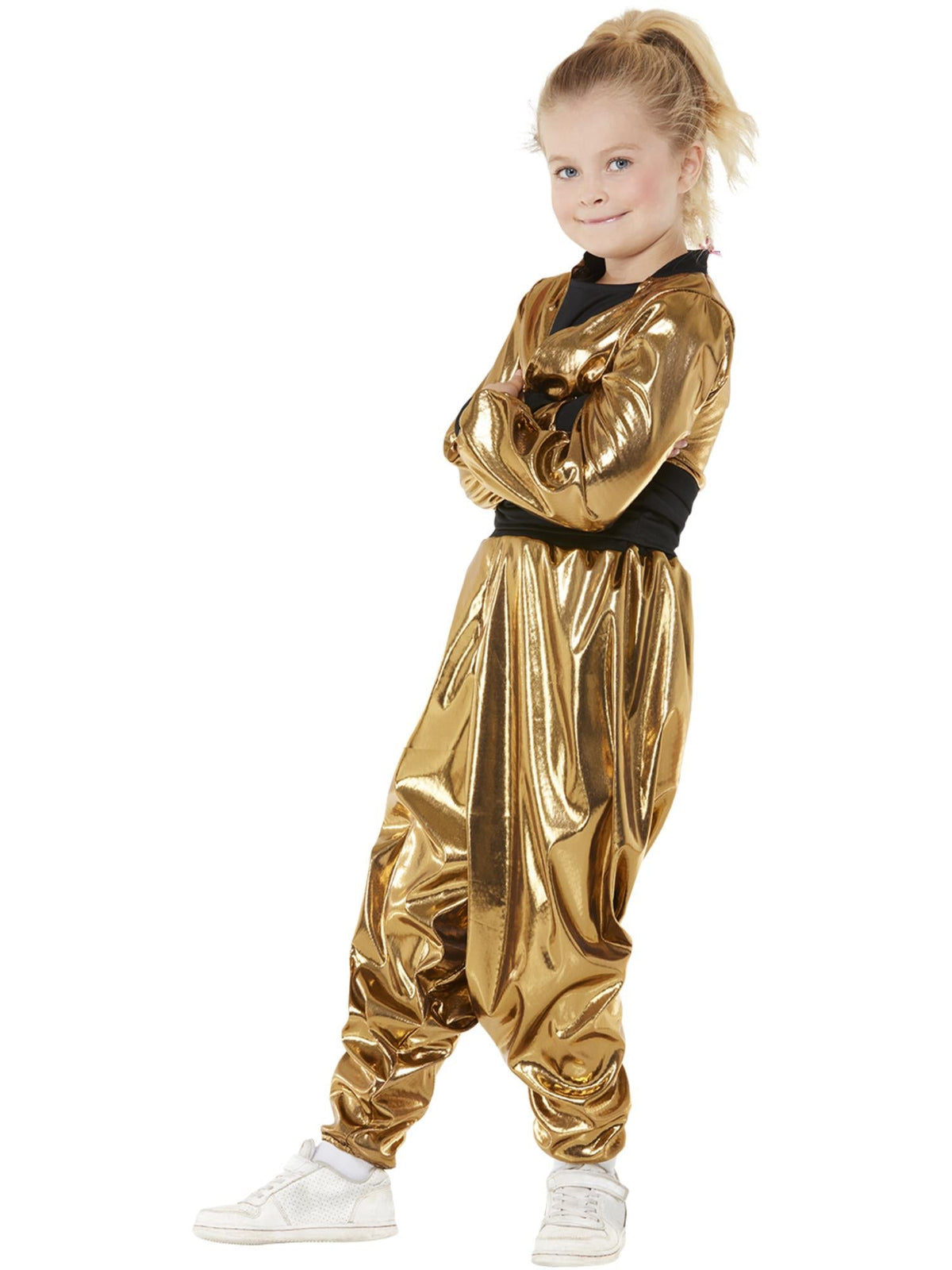 GIRLS 80S HAMMER TIME COSTUME - L - Side