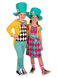 MAD HATTER GIRLS COSTUME, CHILD - 4-6 YRS - Packaging