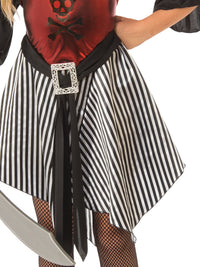 CRIMSON PIRATE COSTUME, CHILD - Side