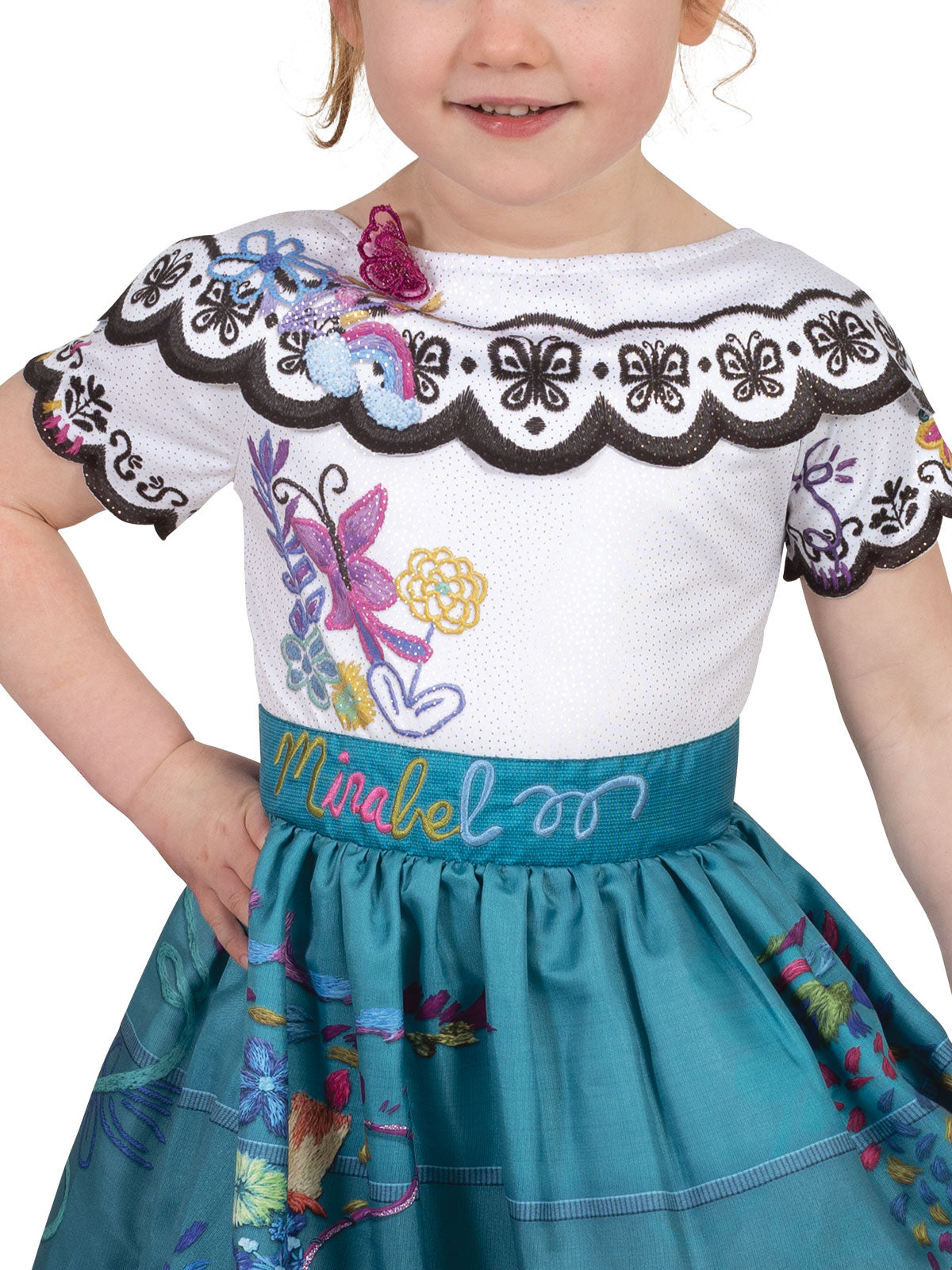MIRABEL DELUXE ENCANTO COSTUME, TODDLER - TODDLER - Back