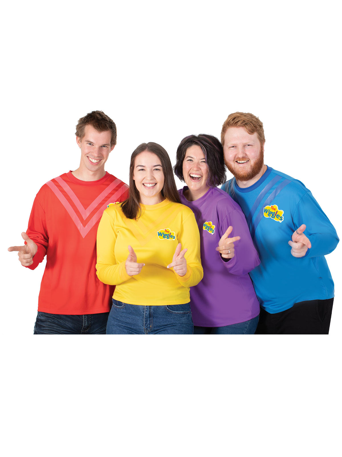 THE WIGGLES BLUE COSTUME TOP, ADULT - Side