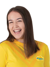 THE WIGGLES YELLOW COSTUME TOP, ADULT - Back