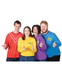 THE WIGGLES YELLOW COSTUME TOP, ADULT - Side