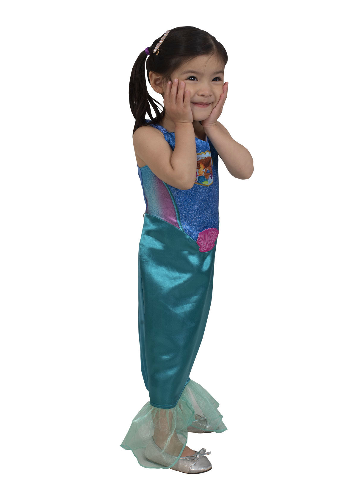 ARIEL THE LITTLE MERMAID LIVE ACTION COSTUME, CHILD - Back