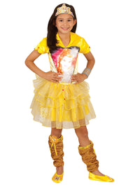 BELLE HOODED DRESS, CHILD - Back