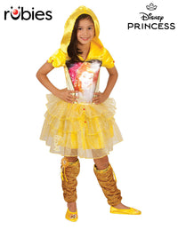 BELLE HOODED DRESS, CHILD - Front