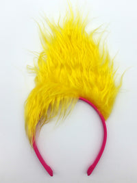 TROLLS VIVA - HEADBAND WITH ATTACHED HAIR - Back
