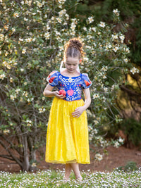 SNOW WHITE SPARKLE DELUXE COSTUME, CHILD