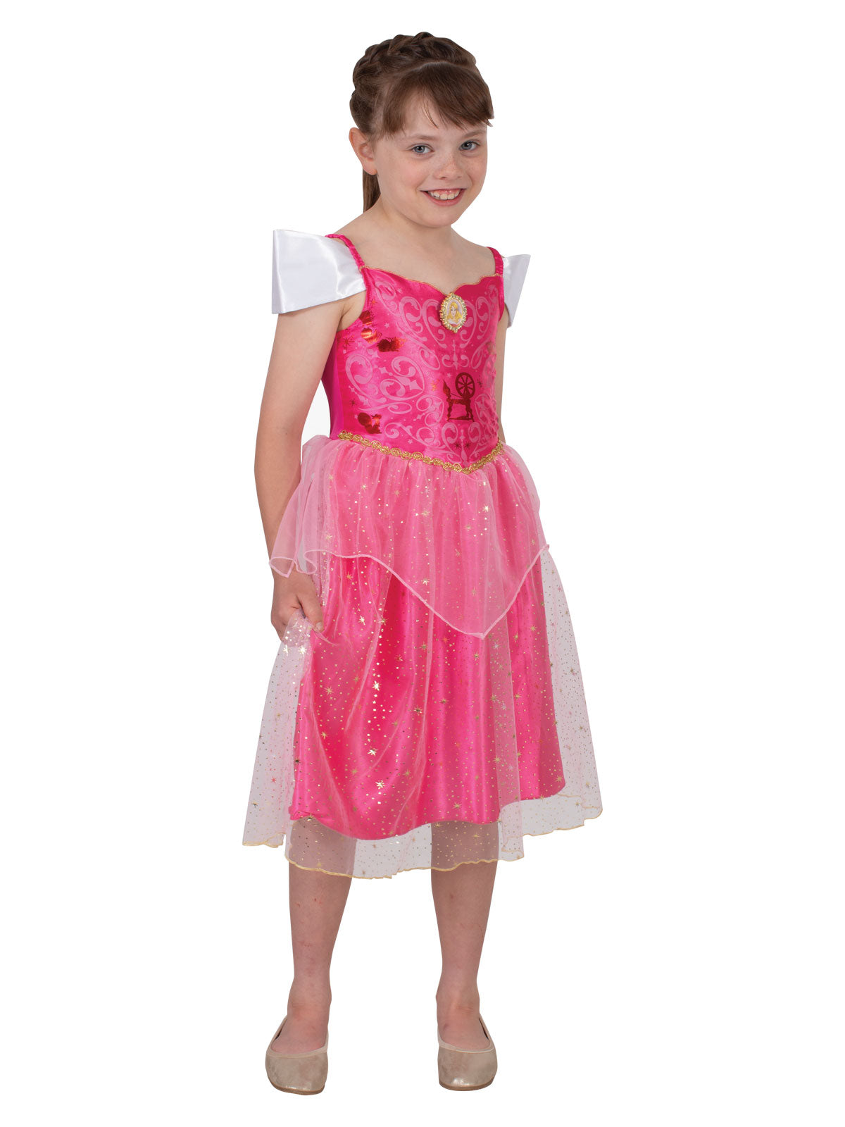 AURORA SLEEPING BEAUTY SPARKLE DELUXE COSTUME, CHILD - Side