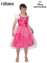 AURORA SLEEPING BEAUTY SPARKLE DELUXE COSTUME, CHILD - Front