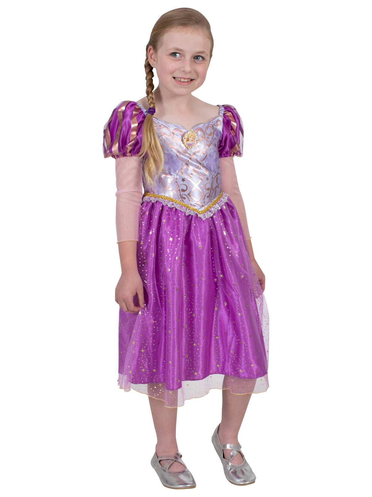 RAPUNZEL SPARKLE DELUXE COSTUME, CHILD - Side
