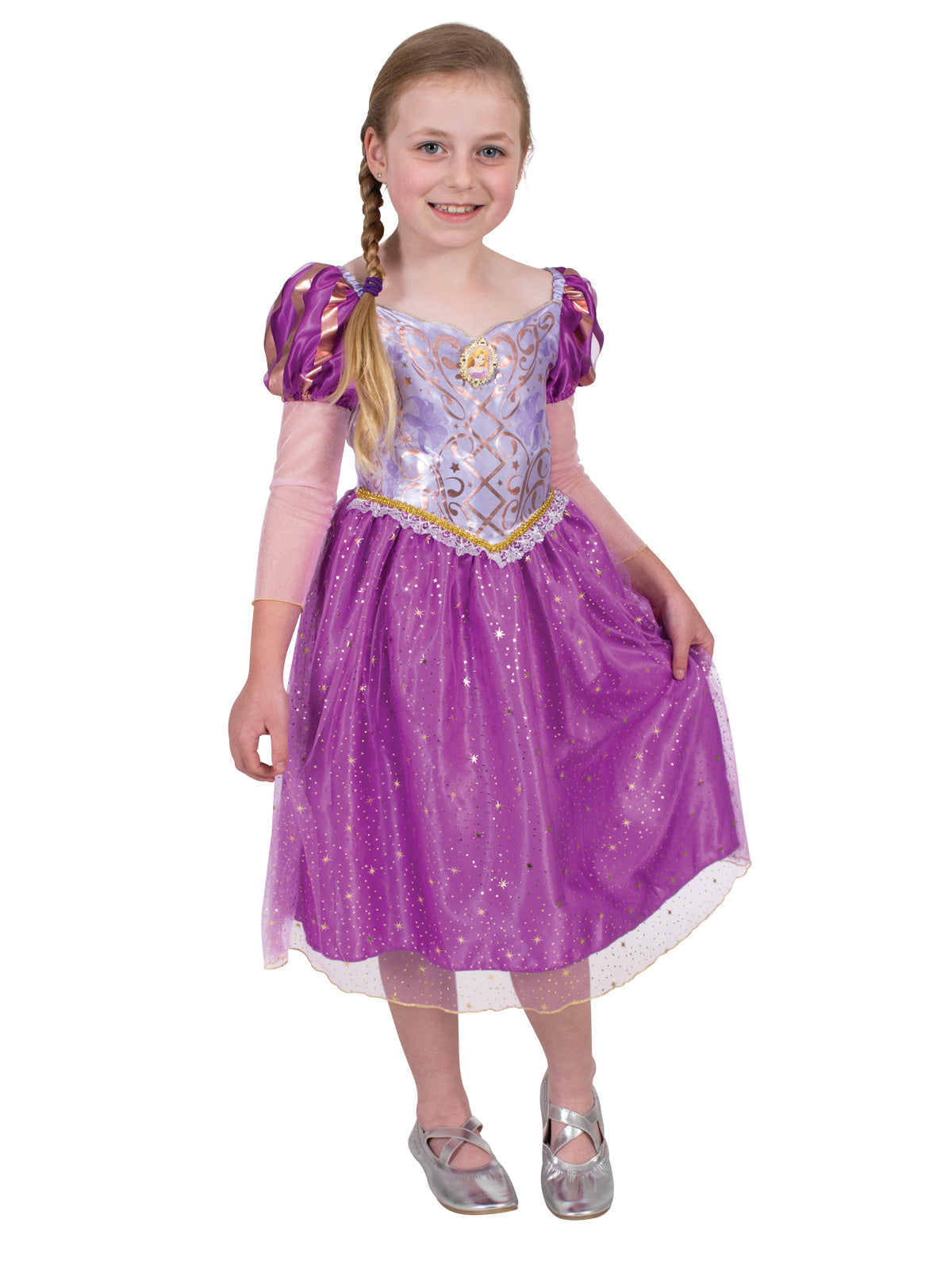 RAPUNZEL SPARKLE DELUXE COSTUME, CHILD