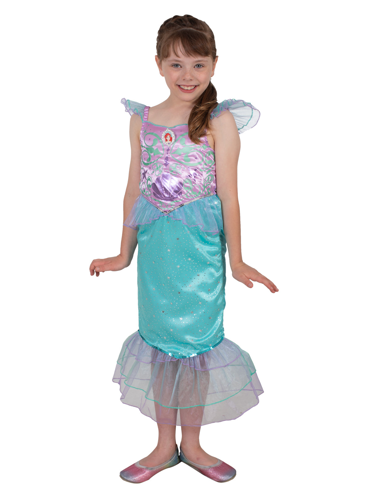 ARIEL SPARKLE DELUXE COSTUME, CHILD - Back