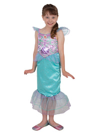 ARIEL SPARKLE DELUXE COSTUME, CHILD - Back