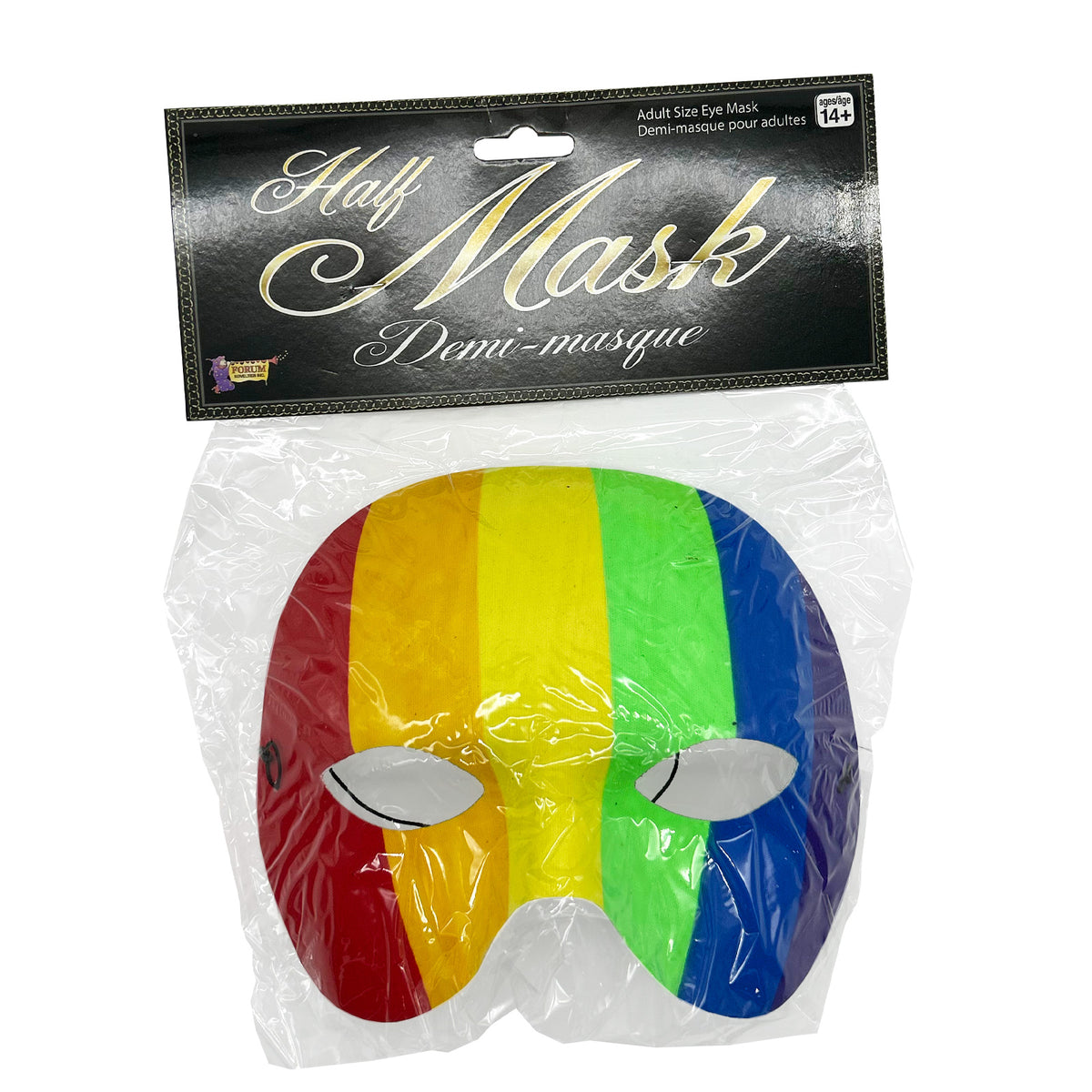 HALF MASK - RAINBOW - ADULT - Back