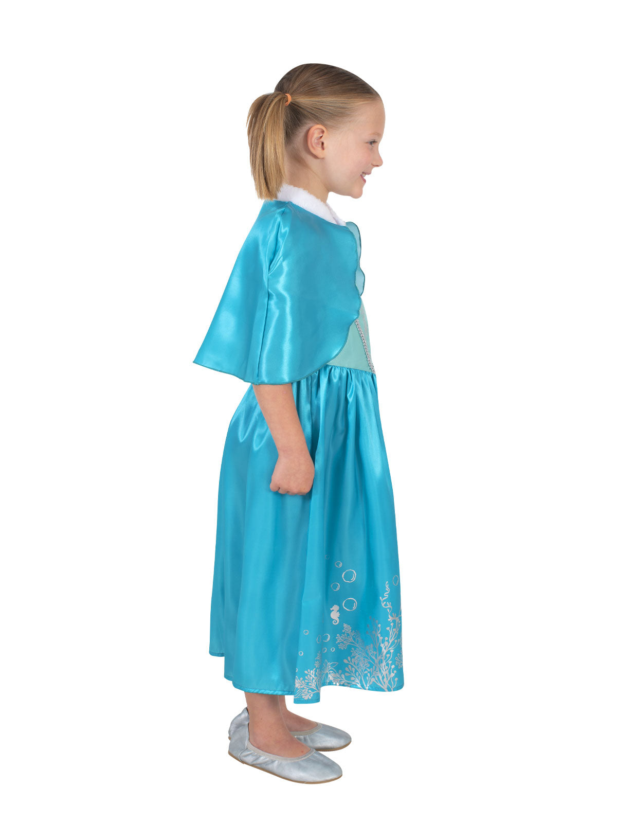 ARIEL DELUXE CLOAK COSTUME, CHILD - Back