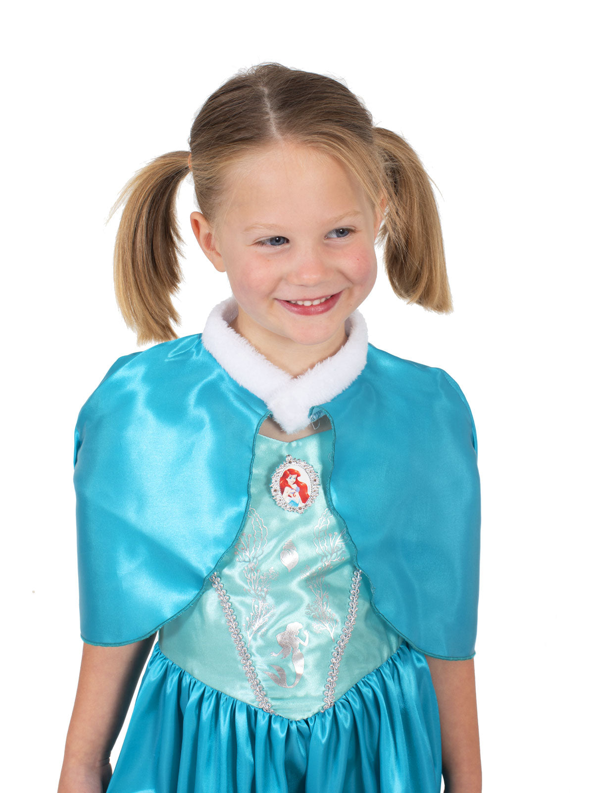 ARIEL DELUXE CLOAK COSTUME, CHILD - Side