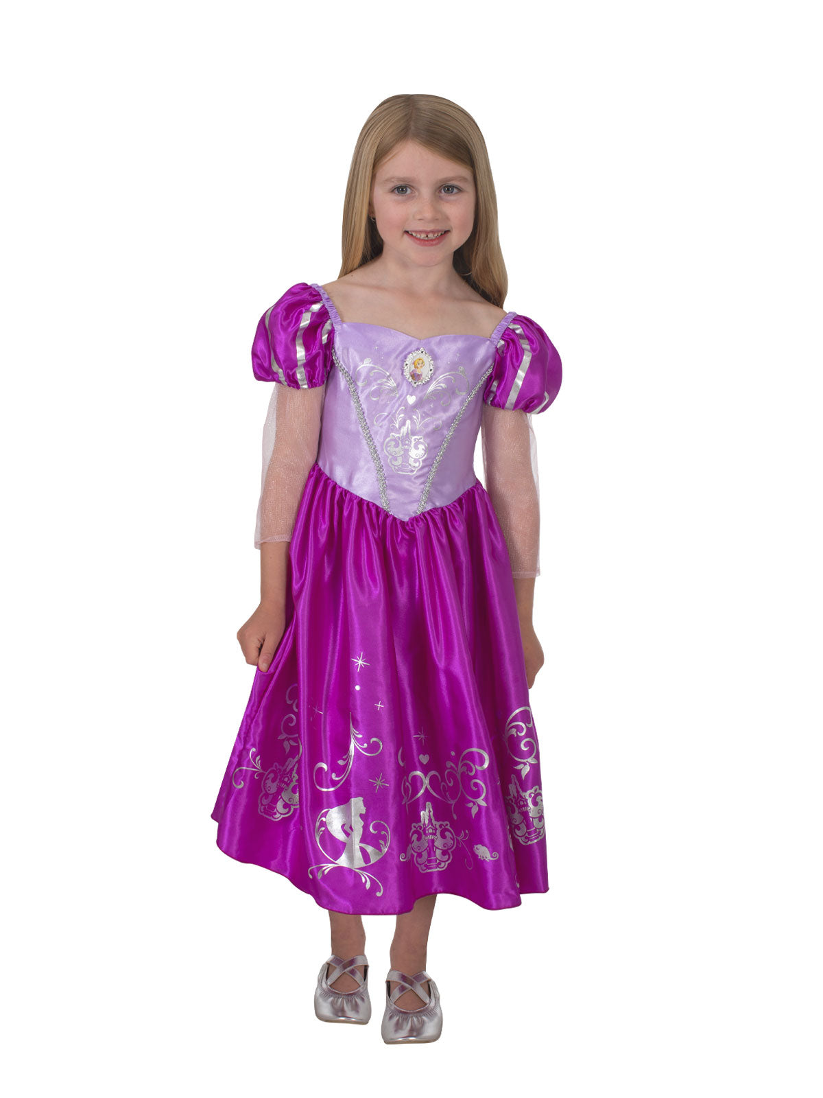 RAPUNZEL DELUXE CLOAK COSTUME, CHILD - Back
