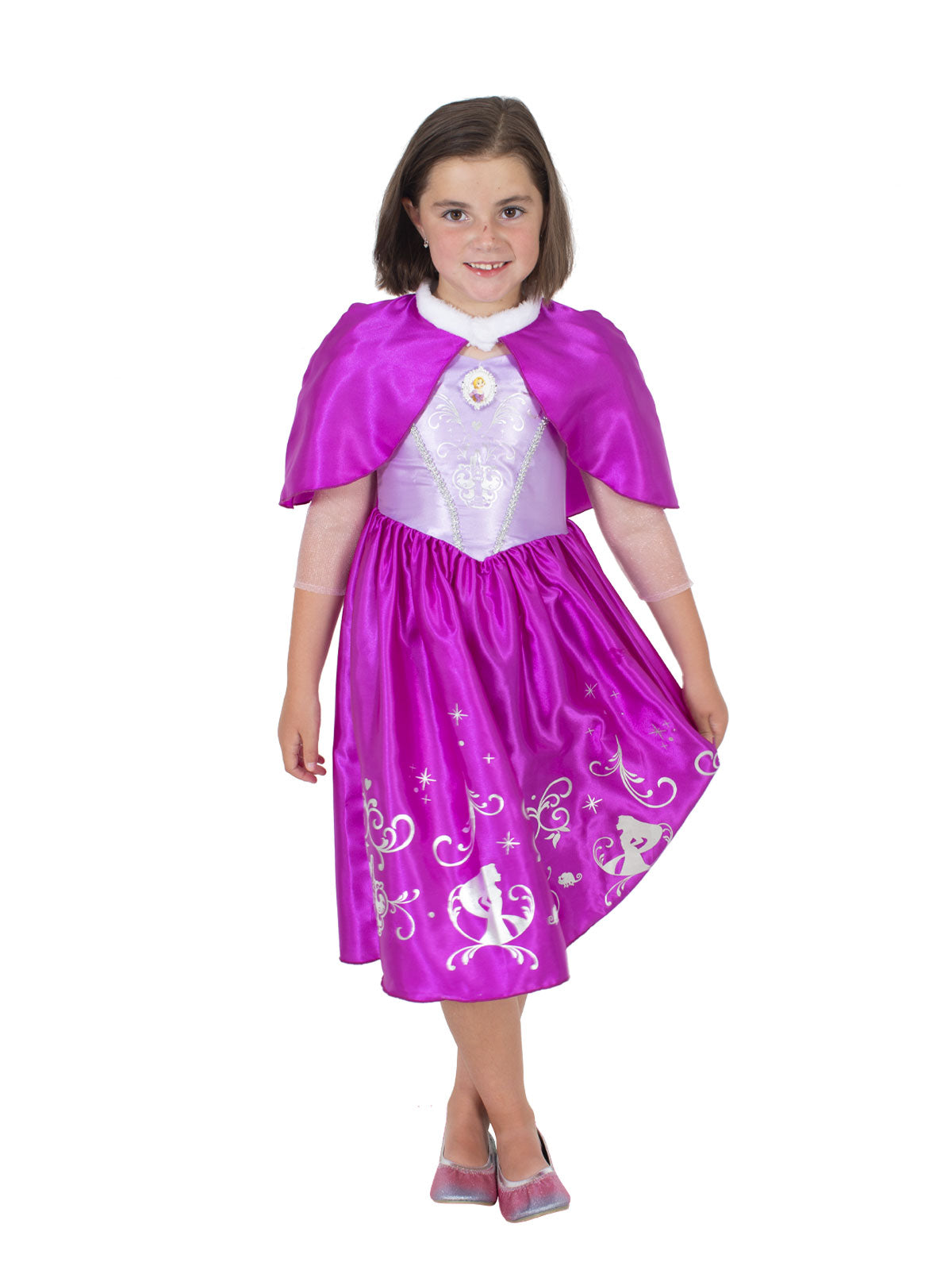 RAPUNZEL DELUXE CLOAK COSTUME, CHILD - Side