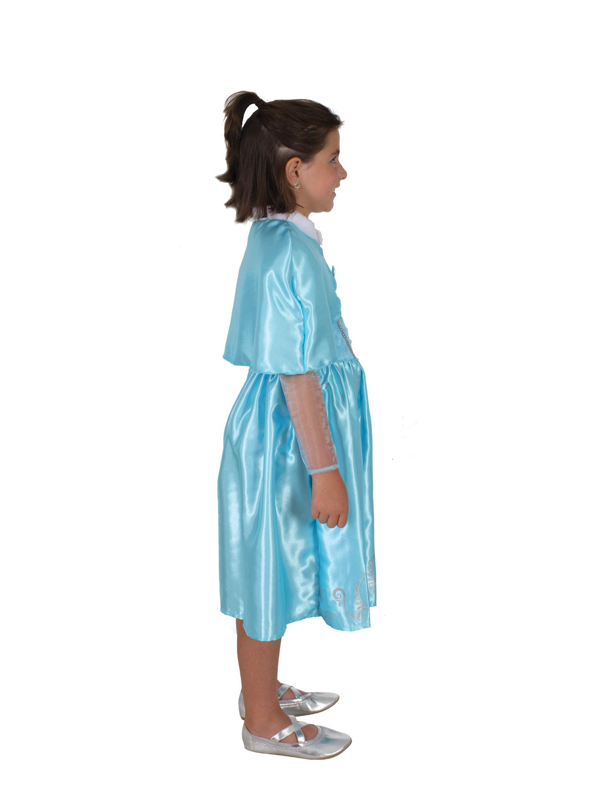 ELSA DELUXE CLOAK COSTUME, CHILD - Back