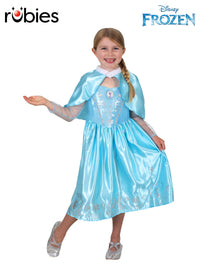 ELSA DELUXE CLOAK COSTUME, CHILD - Front