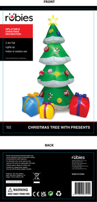 CHRISTMAS TREE INFLATABLE - 8FT TALL - Packaging