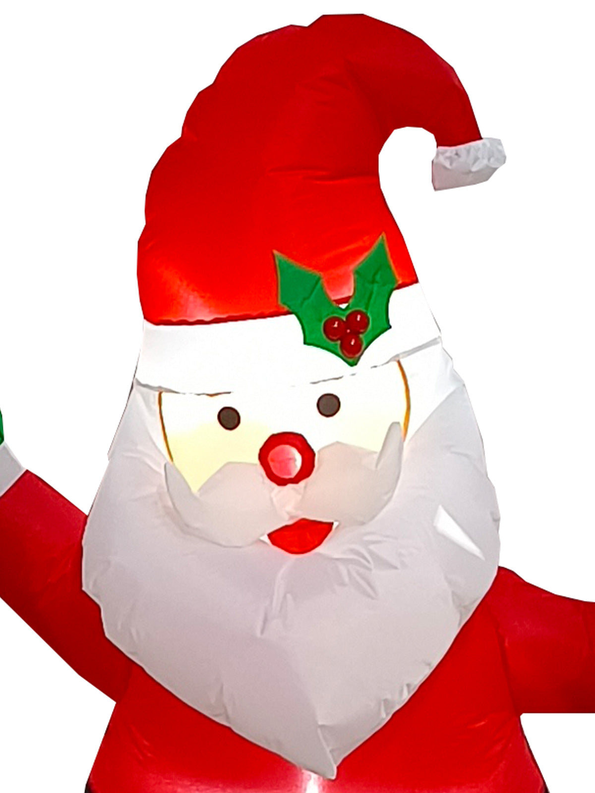 SANTA CLAUS INFLATABLE - 4FT TALL - Side