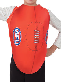AFL FOOTY TABARD COSTUME, CHILD - ONE SIZE - Packaging