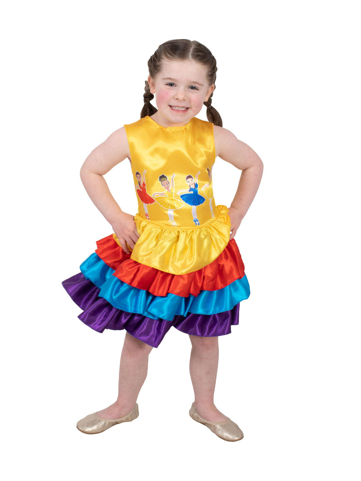 THE WIGGLES BALLERINA MULTI-COLOURED DRESS, CHILD - Back