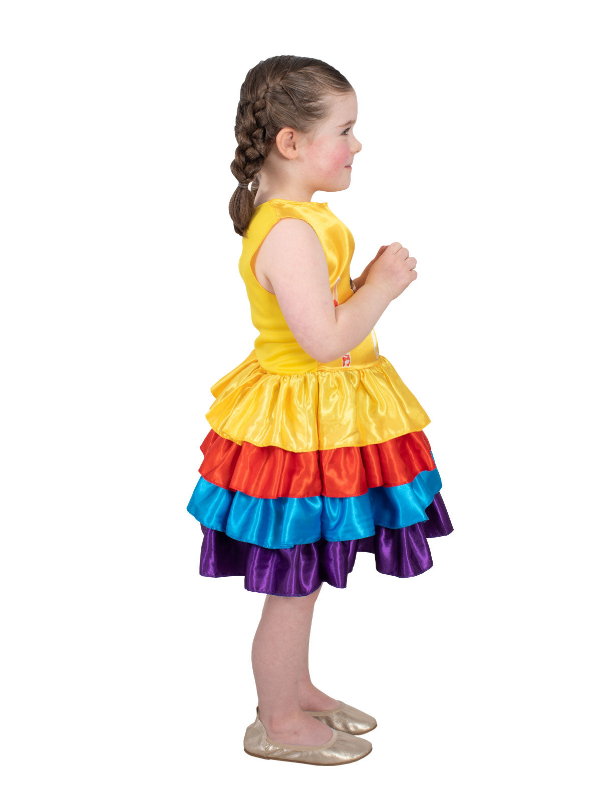 THE WIGGLES BALLERINA MULTI-COLOURED DRESS, CHILD - Side