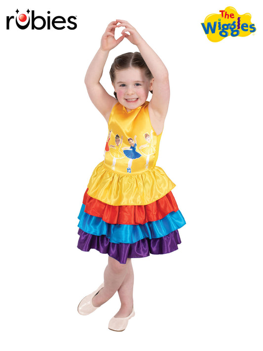 THE WIGGLES BALLERINA MULTI-COLOURED DRESS, CHILD - Front