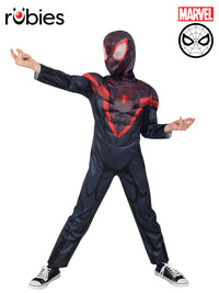 MILES MORALES DELUXE LENTICULAR COSTUME, CHILD - Front