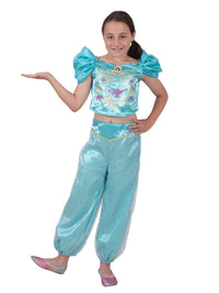 JASMINE SPARKLE DELUXE COSTUME, CHILD - Side