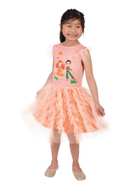 EMMA MEMMA &amp; ELVIN MELVIN DELUXE COSTUME, CHILD - Back